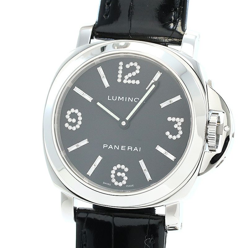 【中古】PANERAI LUMINOR BASE 44MM DIAMOND COLLECTION パネライ ルミノールベース 44MM ダイヤモンドコレクション PAM00030