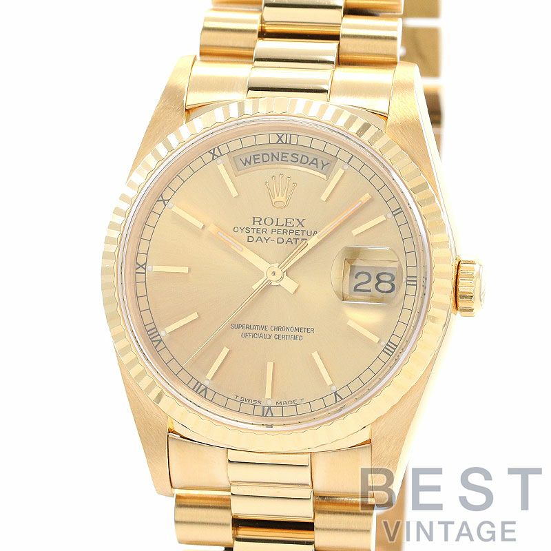 【中古】ROLEX OYSTER PERPETUAL DAY-DATE ロレックス オイスターパーペチュアル デイデイト 18238