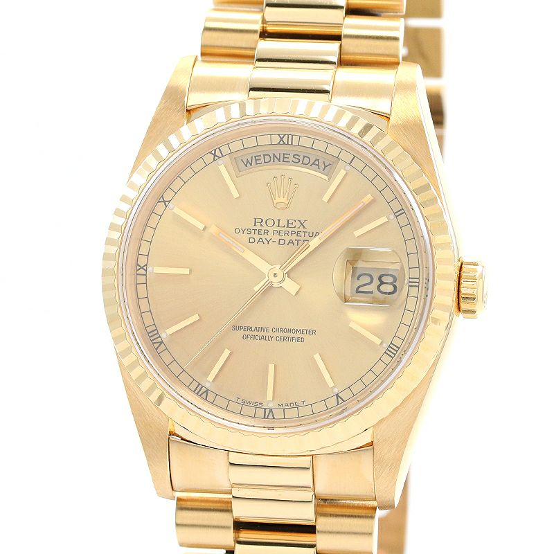【中古】ROLEX OYSTER PERPETUAL DAY-DATE ロレックス オイスターパーペチュアル デイデイト 18238