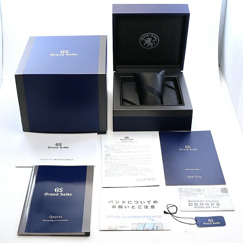 【中古】GRAND SEIKO 9F QUARTZ GMT MASTER SHOP LIMITED グランドセイコー 9Fクォーツ GMT マスターショップ限定 SBGN005(9F86-0AB0)