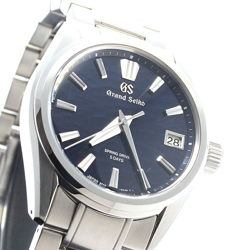【中古】GRAND SEIKO EVOLUTION 9 COLLECTION SPRING DRIVE 5 DAYS LAKE SUWA グランドセイコー エボリューション9コレクション スプリングドライブ 5デイズ 諏訪湖 SLGA021(9RA2-0AB0)