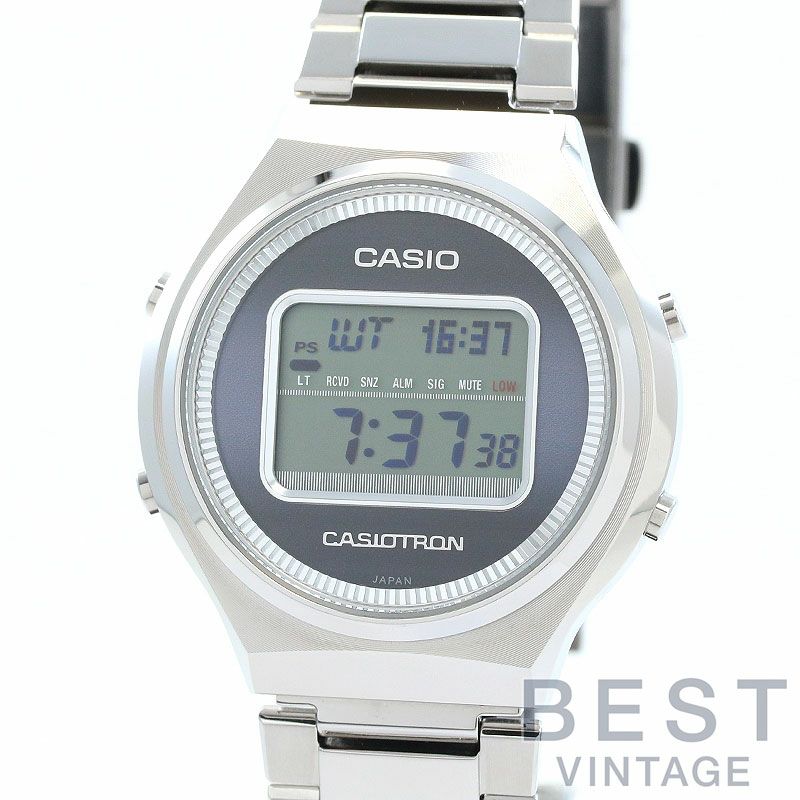 【中古】CASIO CASIOTRON CASIO WATCH 50TH ANNIVERSARY EDITION カシオ カシオトロン カシオウオッチ50周年 記念モデル TRN-50-2AJR