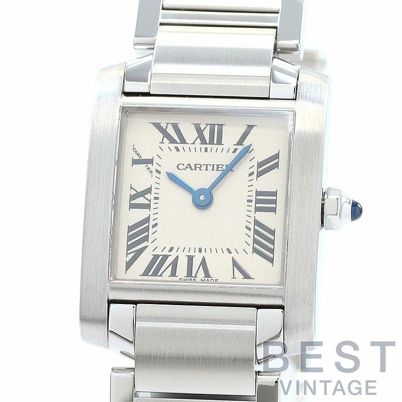 【中古】CARTIER TANK FRANCAISE SMALL MODEL カルティエ タンク フランセーズ SM W51008Q3