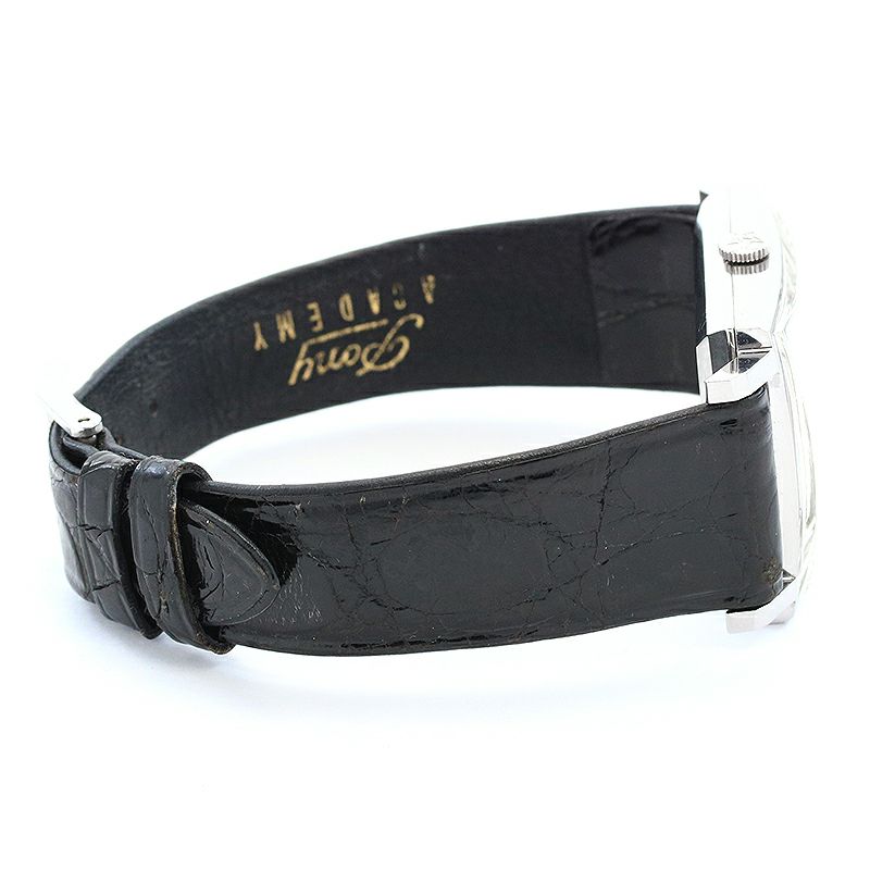 【中古】ZENITH VINTAGE SQUARE WATCH TURLER DOUBLE NAME ゼニス ヴィンテージ スクエア ウォッチ チューラー ダブルネーム -