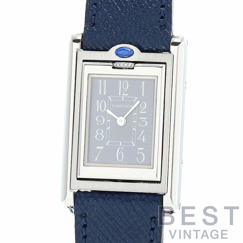 【中古】CARTIER TANK BASCULANTE SMALL MODEL カルティエ タンク バスキュラント SM W1016830