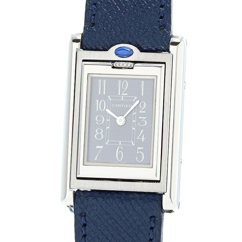 【中古】CARTIER TANK BASCULANTE SMALL MODEL カルティエ タンク バスキュラント SM W1016830
