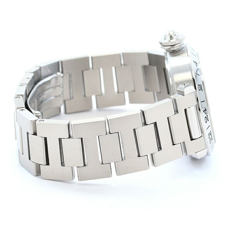 【中古】CARTIER PASHA C DE CARTIER MERIDIAN 35MM カルティエ パシャC ドゥ カルティエ メリディアン 35MM W31049M7