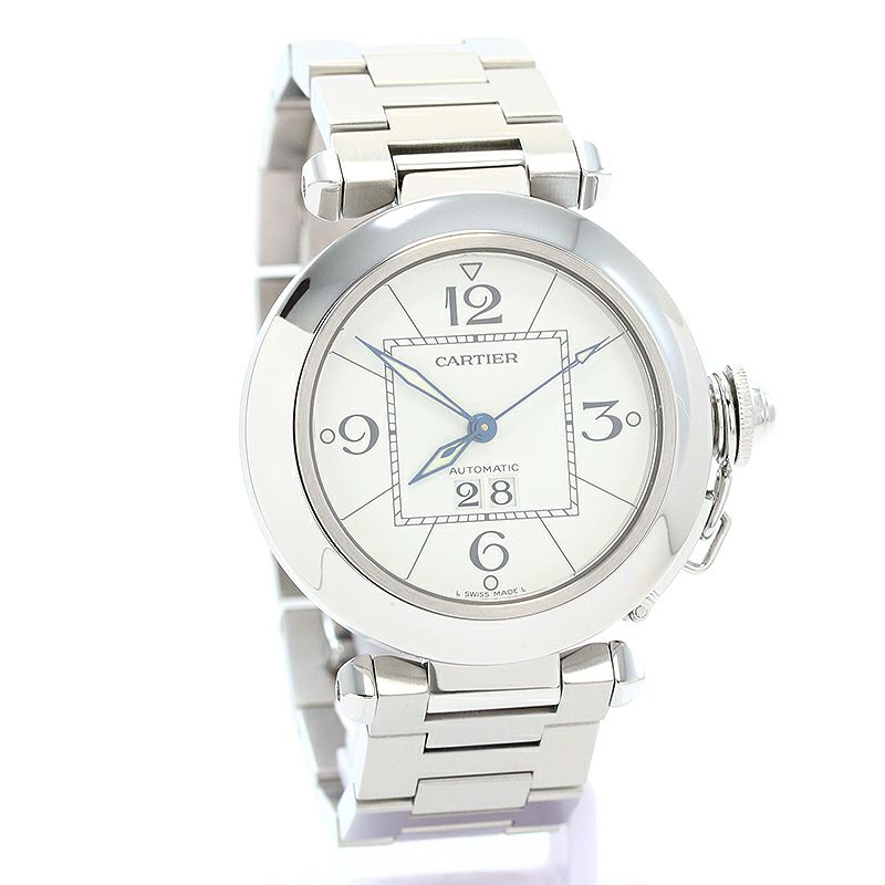 【中古】CARTIER PASHA C DE CARTIER 35MM BIG DATE カルティエ パシャC ドゥ カルティエ 35MM ビッグデイト W31055M7