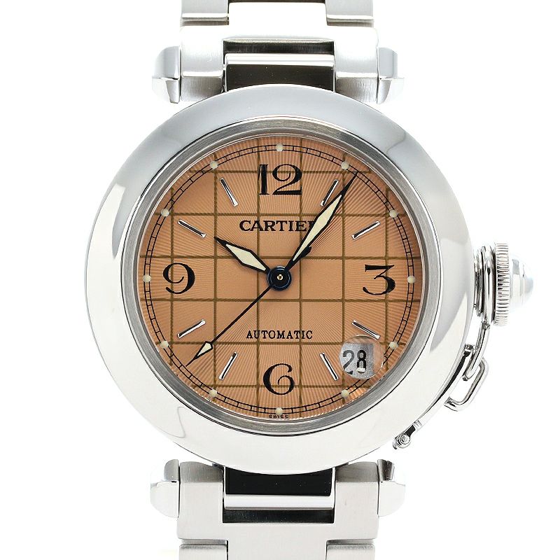 【中古】CARTIER PASHA C DE CARTIER カルティエ パシャC ドゥ カルティエ W31024M7