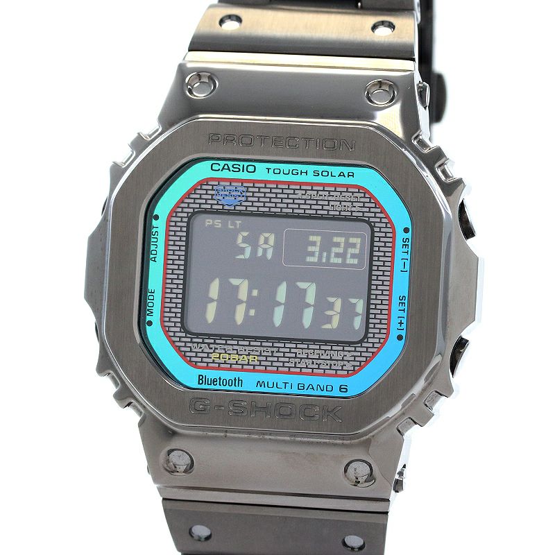 【中古】CASIO G-SHOCK FULL METAL 5000 SERIES カシオ Gショック フルメタル 5000シリーズ GMW-B5000BPC-1JF