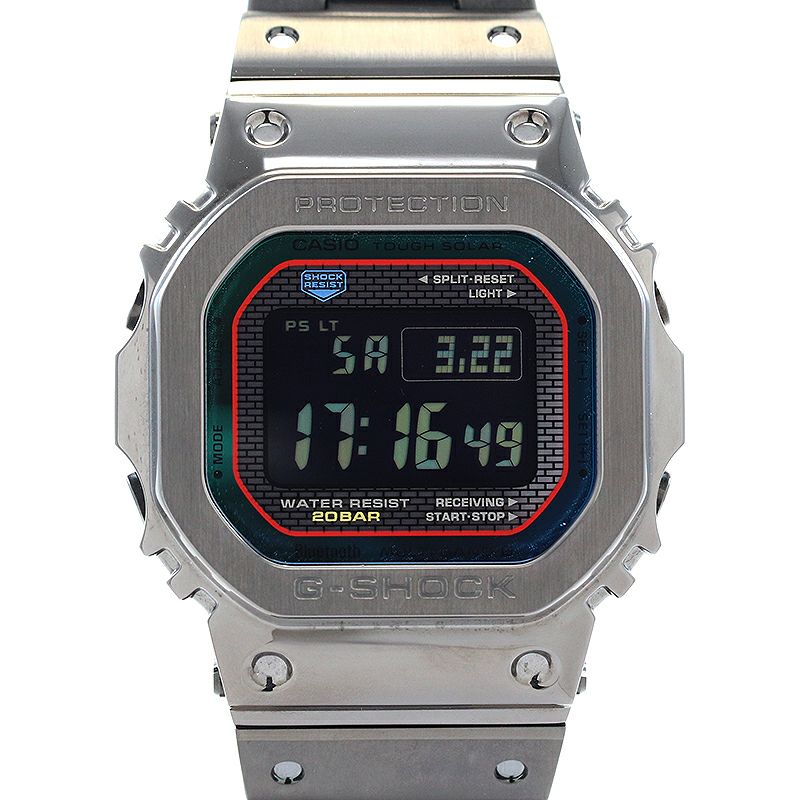 【中古】CASIO G-SHOCK FULL METAL 5000 SERIES カシオ Gショック フルメタル 5000シリーズ GMW-B5000BPC-1JF