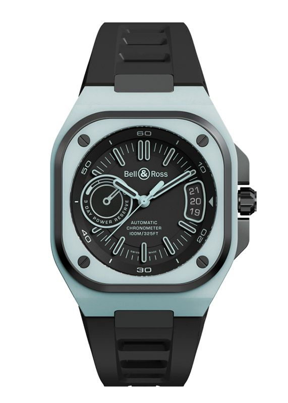 Bell ＆ Ross BR-X5 BLUE LUM ベル＆ロス BR-X5 ブルー ラム BRX5R-BLUM-TC/SRB