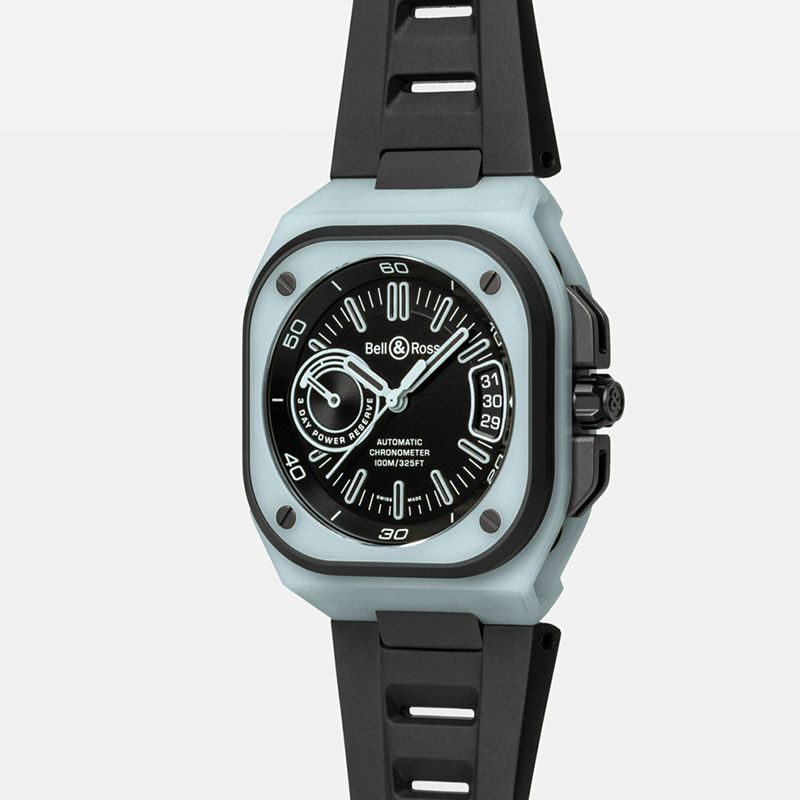 Bell ＆ Ross BR-X5 BLUE LUM ベル＆ロス BR-X5 ブルー ラム BRX5R-BLUM-TC/SRB