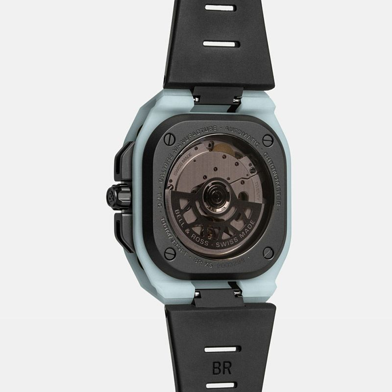 Bell ＆ Ross BR-X5 BLUE LUM ベル＆ロス BR-X5 ブルー ラム BRX5R-BLUM-TC/SRB