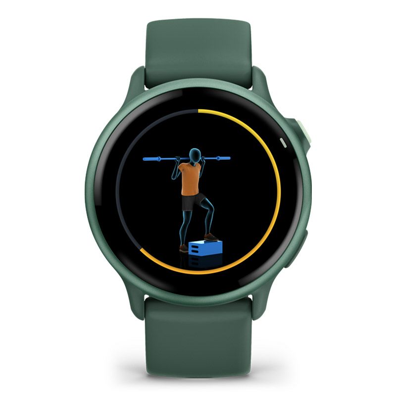 GARMIN vivoactive 6 Jasper Green / Jasper Green Metallic ガーミン ヴィヴォアクティブ 6 ジャスパーグリーン / ジャスパーグリーン メタリック 010-02985-32