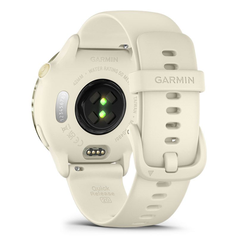 GARMIN vivoactive 6 Bone / Lunar Gold ガーミン ヴィヴォアクティブ 6 ボーン / ルナゴールド 010-02985-31