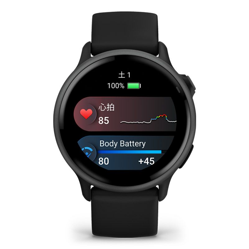 GARMIN vivoactive 6 Black / Slate ガーミン ヴィヴォアクティブ 6 ブラック / スレート 010-02985-30