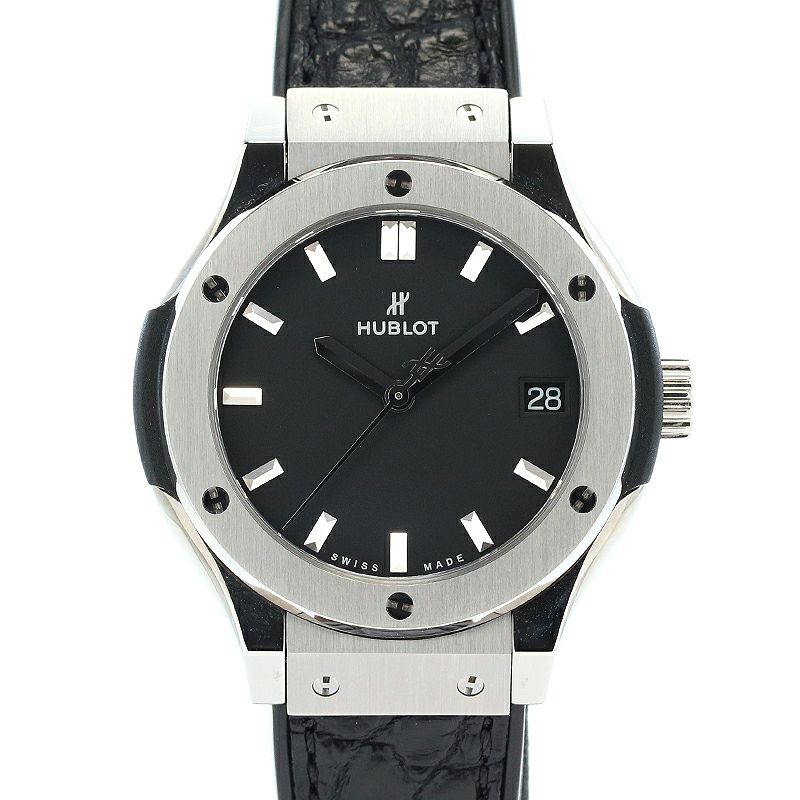 【中古】HUBLOT CLASSIC FUSION TITANIUM ウブロ クラシック フュージョン チタニウム 581.NX.1171.LR