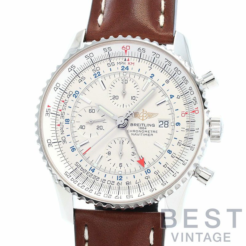 【中古】BREITLING NAVITIMER WORLD ブライトリング ナビタイマー ワールド A2432212/G571/443X/A20BA.1