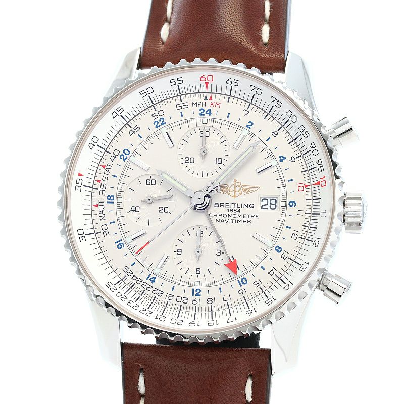 【中古】BREITLING NAVITIMER WORLD ブライトリング ナビタイマー ワールド A2432212/G571/443X/A20BA.1
