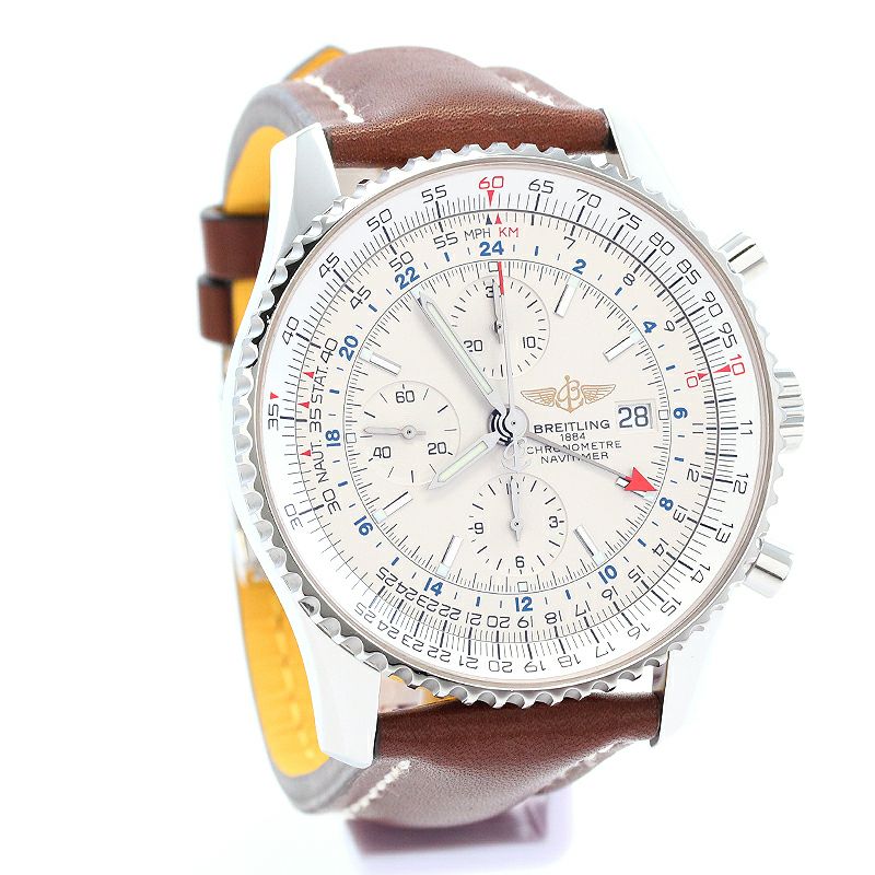 【中古】BREITLING <br>NAVITIMER WORLD <br>ブライトリング <br>ナビタイマー ワールド <br>A2432212/G571/443X/A20BA.1