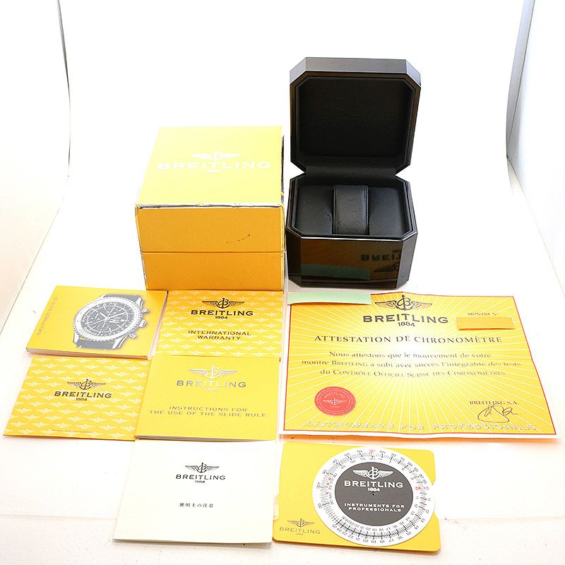 【中古】BREITLING <br>NAVITIMER WORLD <br>ブライトリング <br>ナビタイマー ワールド <br>A2432212/G571/443X/A20BA.1