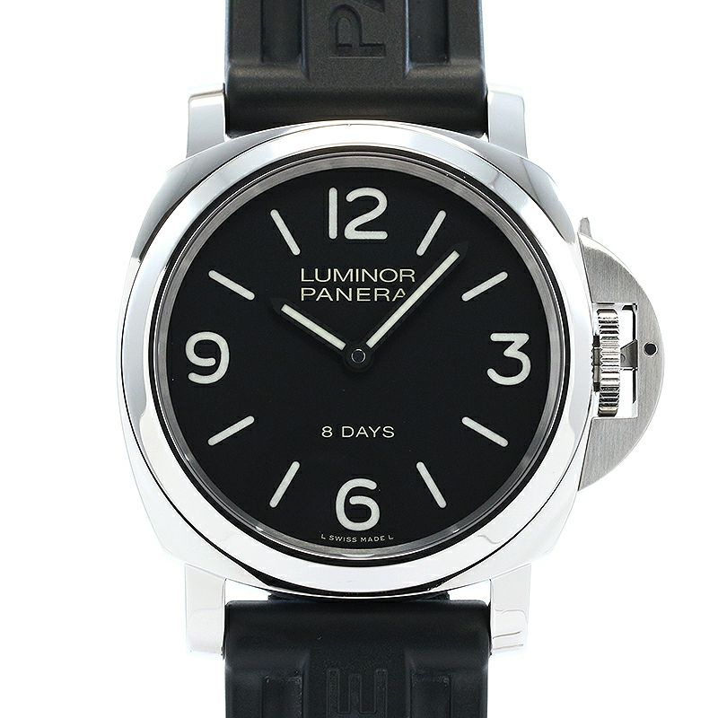 【中古】OFFICINE PANERAI LUMINOR BASE 8 DAYS 44MM  ACCIAIO オフィチーネ・パネライ ルミノール ベース 8デイズ 44MM アッチャイオ PAM00560