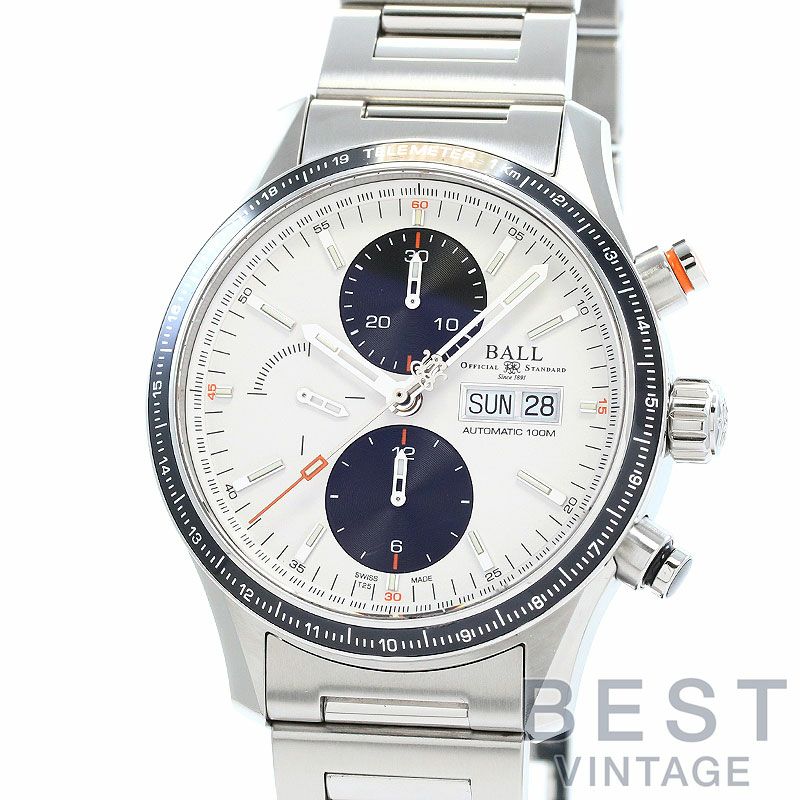 【中古】BALL WATCH FIREMAN STORM CHASER PRO ボールウォッチ ストークマン ストームチェイサー プロ CM3090C-S1J-WH