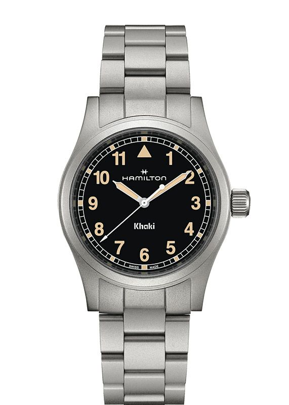 送料無料 超希少 ゴールド・ブラック Hamilton khaki eto