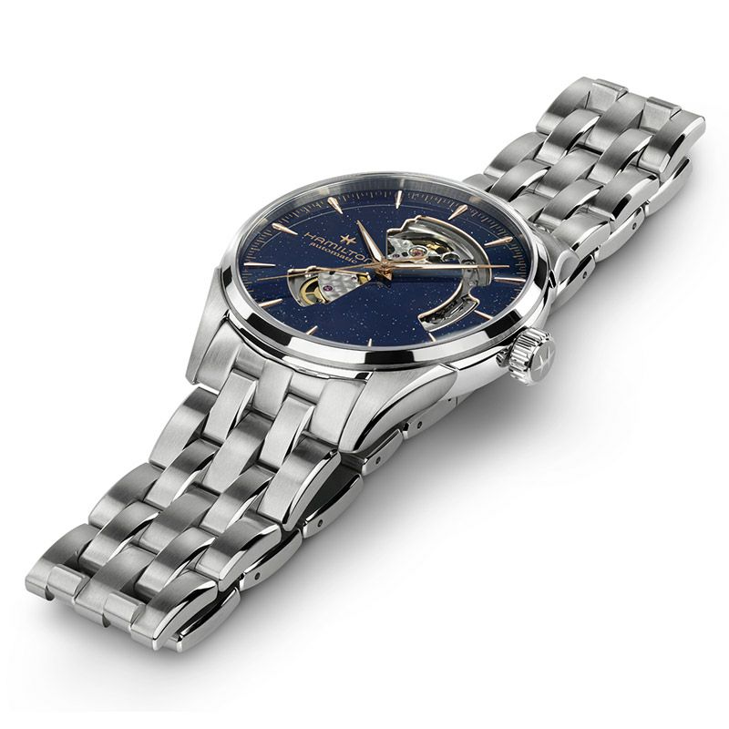 ハミルトン　ジャズマスターオープンハート　42mm 純正メタルブレスレット H32705141 安心な国内正規品ハミルトン ジャズマスタオープン