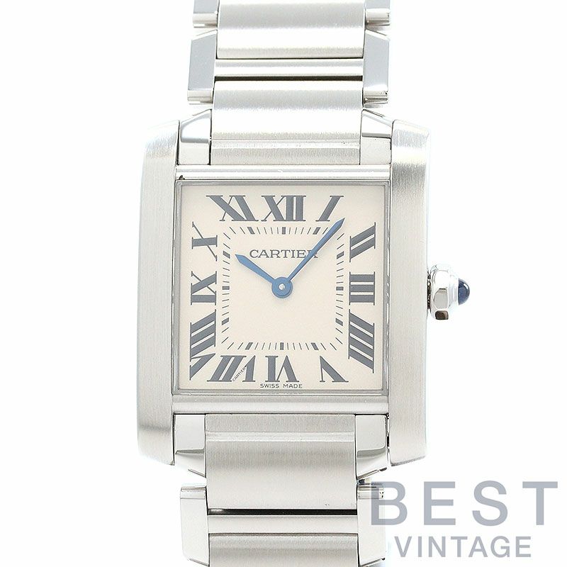 【中古】CARTIER TANK FRANCAISE MEDIUM MODEL カルティエ タンク フランセーズ MM WSTA0005