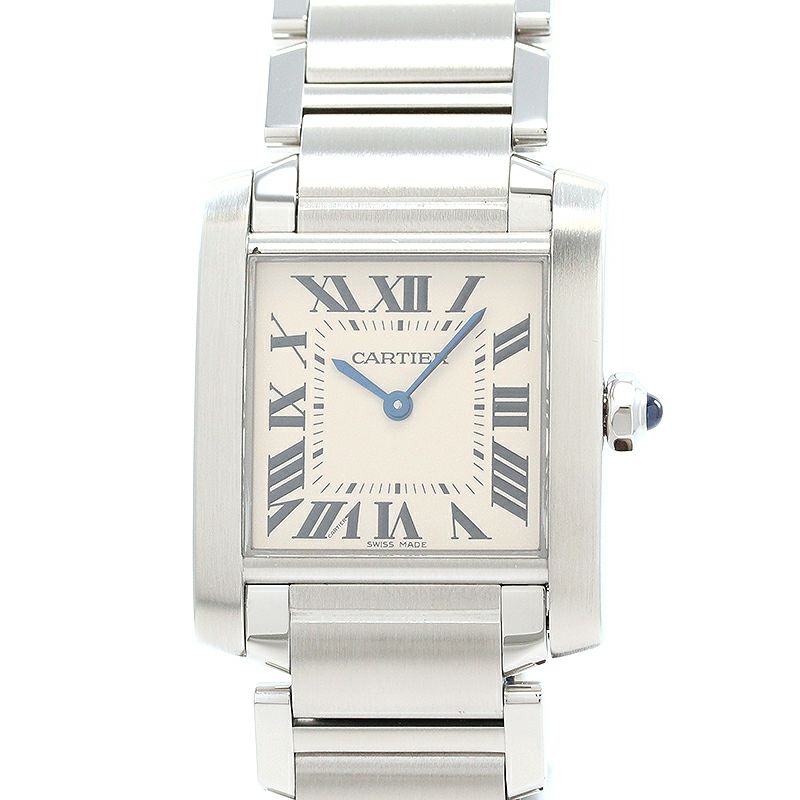 【中古】CARTIER TANK FRANCAISE MEDIUM MODEL カルティエ タンク フランセーズ MM WSTA0005