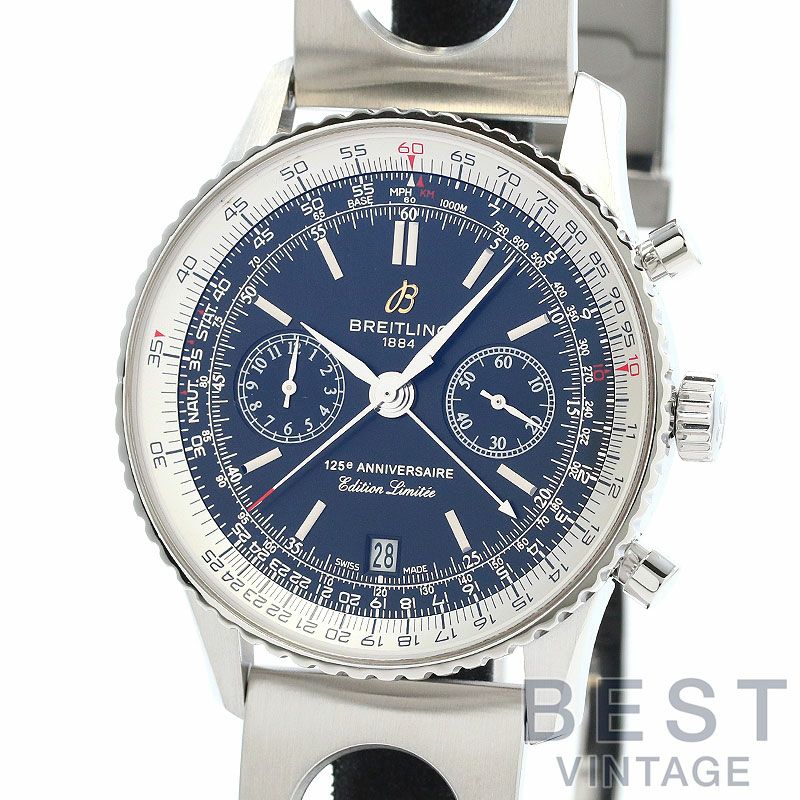 【中古】BREITLING NAVITIMER 125TH ANNIVERSARY LIMITED EDITION ブライトリング ナビタイマー 125周年記念 リミテッドエディション A2632213/B944/220A (A262B44ARS)