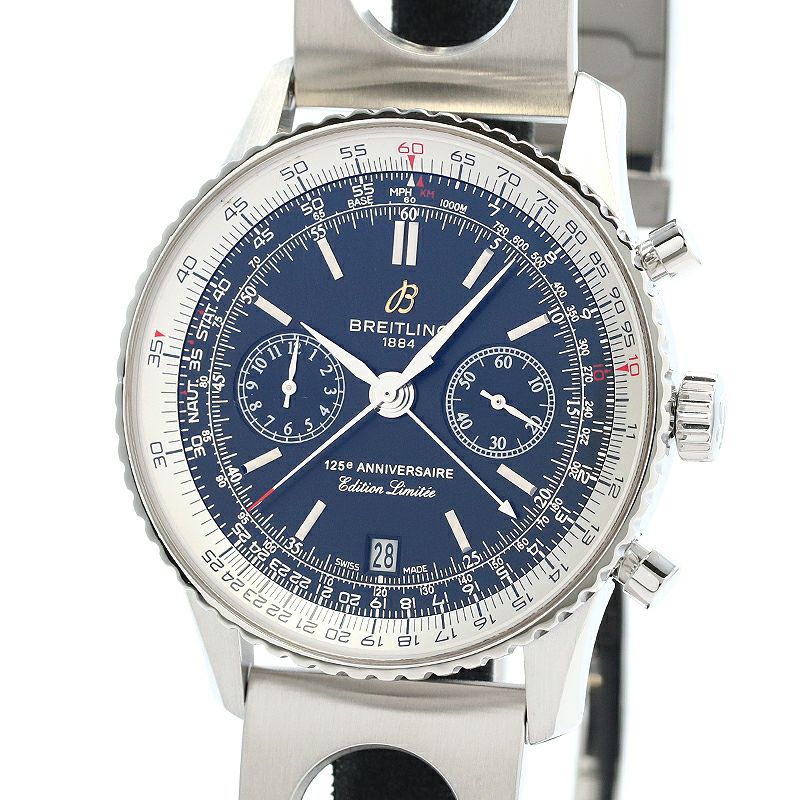 【中古】BREITLING NAVITIMER 125TH ANNIVERSARY LIMITED EDITION ブライトリング ナビタイマー 125周年記念 リミテッドエディション A2632213/B944/220A (A262B44ARS)