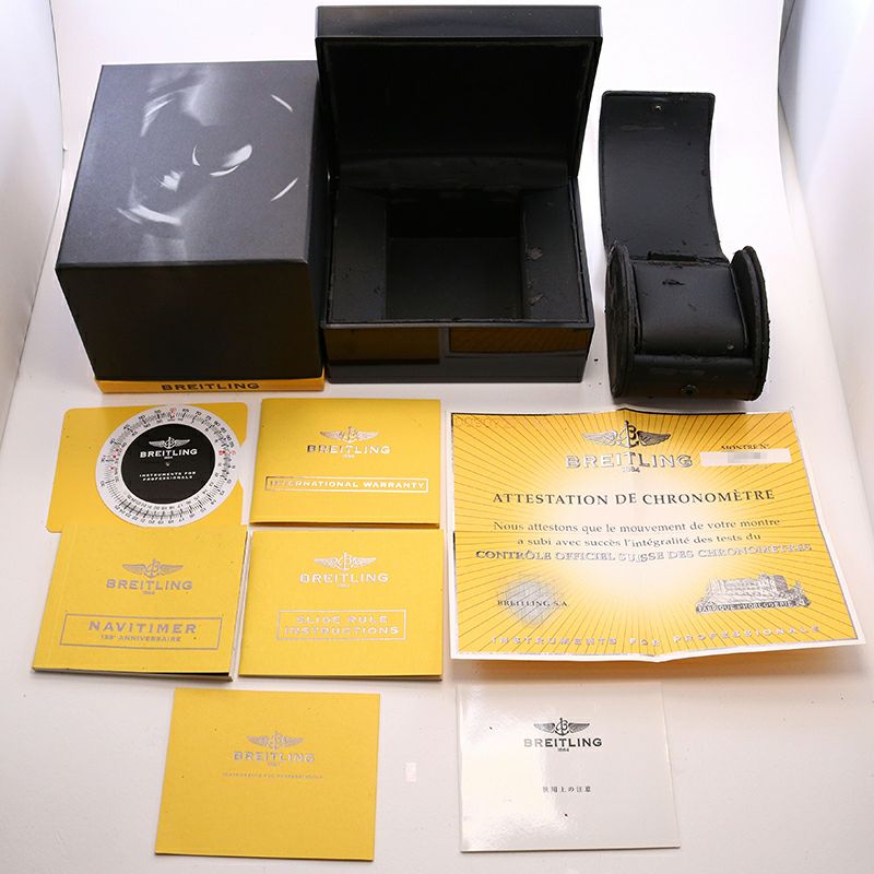 【中古】BREITLING NAVITIMER 125TH ANNIVERSARY LIMITED EDITION ブライトリング ナビタイマー 125周年記念 リミテッドエディション A2632213/B944/220A (A262B44ARS)