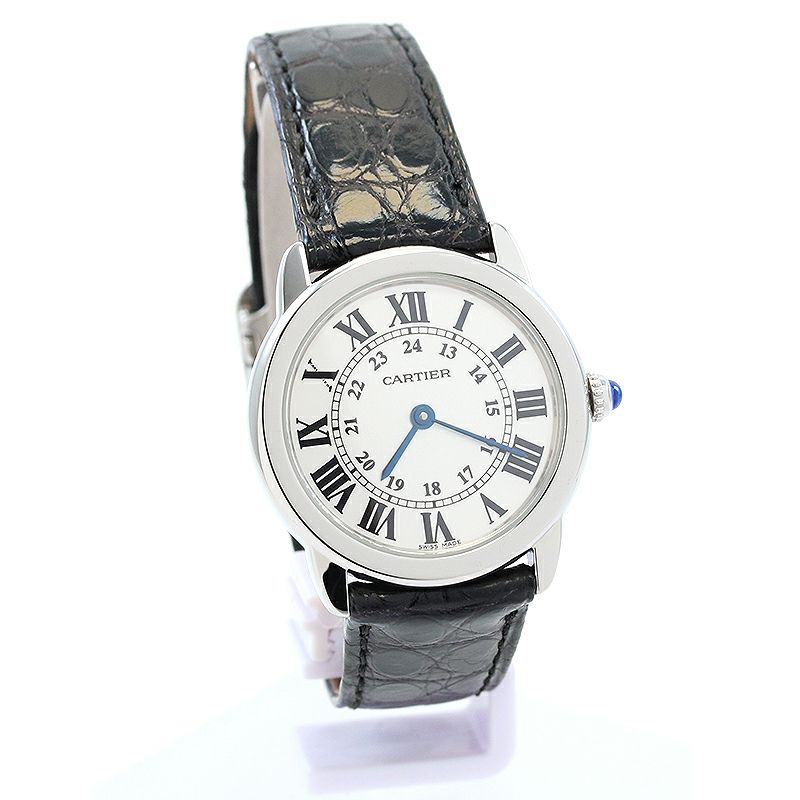 中古】CARTIER RONDE SOLO DE CARTIER 29MM カルティエ ロンド 中古】CARTIER RONDE SOLO DE CARTIER 29MM カルティエ ロンド