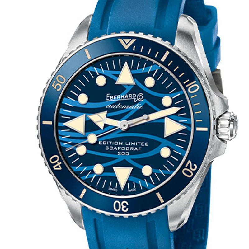 EBERHARD SCAFOGRAF 200 LIMITED EDITION ONDE BLEUE エベラール スカフォグラフ200 リミテッドエディション オンドゥ・ブルー 41046.CU