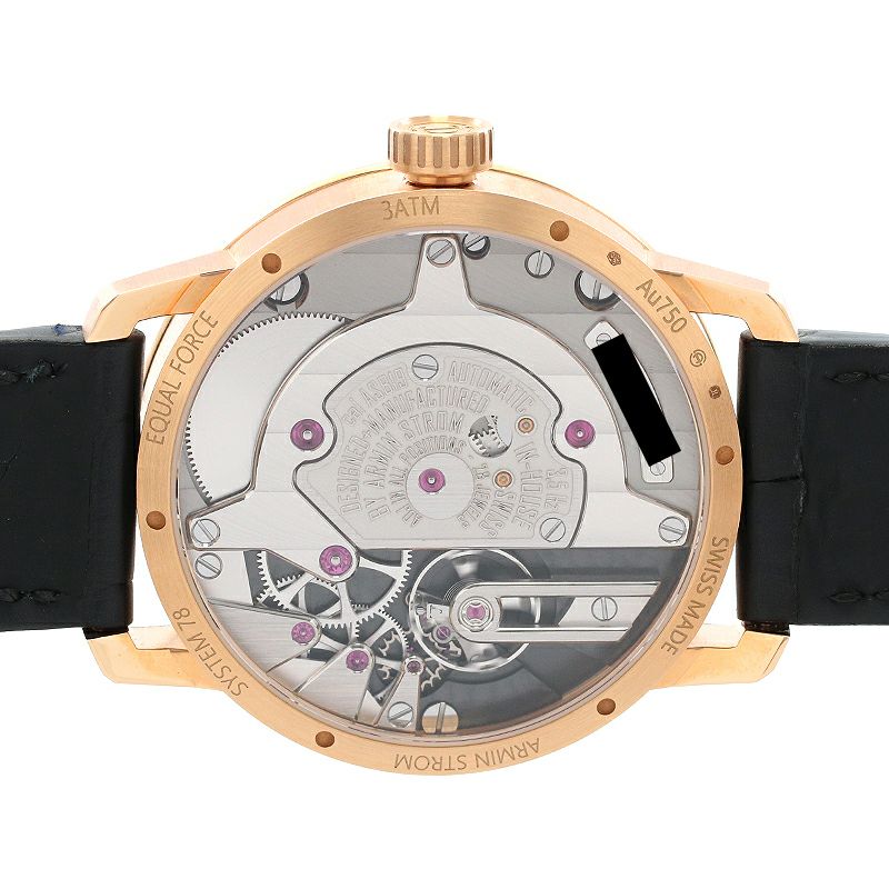 【中古】ARMIN STROM <br>GRAVITY EQUAL FORCE MANUFACTURE EDITION <br>アーミン・シュトローム <br>グラヴィティ イークォル フォース マニュファクチュールエディション <br>RG19-GEF.85