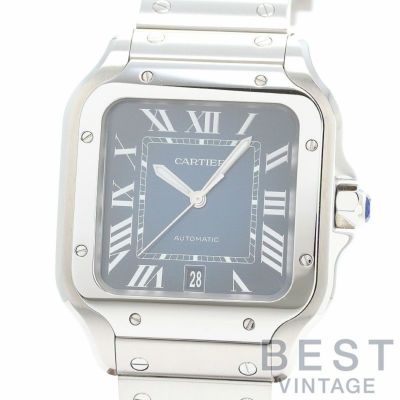 【中古】CARTIER SANTOS DE CARTIER LARGE MODEL カルティエ サントス ドゥ カルティエ LM WSSA0030