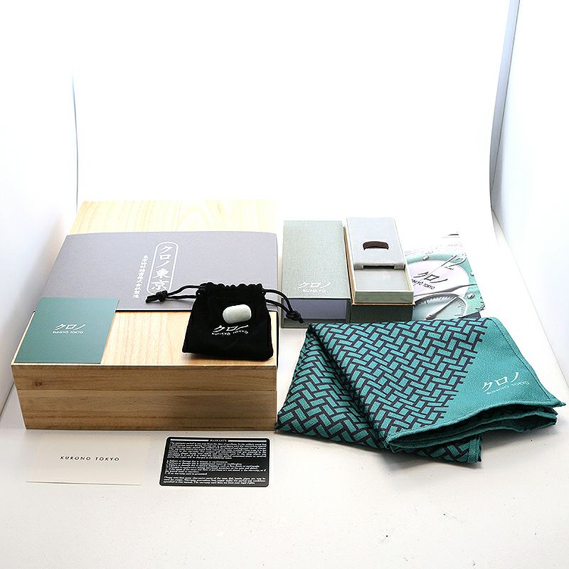 【中古】KURONO BUNKYO TOKYO / CHRONO TOKYO CHRONOGRAPH 3 HISUI クロノトウキョウ / クロノブンキョウトウキョウ クロノグラフ3 HISUI 翡翠 CB012