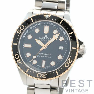 【中古】EDOX NEPTUNIAN GRANDE RESERVE DATE AUTOMATIC エドックス ネプチュニアン グランデ リザーブ デイト オートマティック 80801-3NRM-NIR