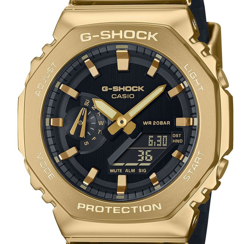 時計 CASIO G-SHOCK GM-2100YMG-9AJF GM2100YMG-9A | Gold Watch with Silicone Watch Band | Casio