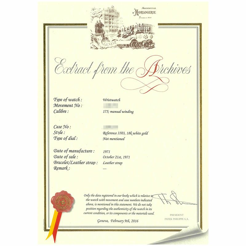 【中古】PATEK PHILIPPE <br>VINTAGE SQUARE WATCH <br>パテック・フィリップ <br>ヴィンテージ スクエア ウォッチ <br>3503G