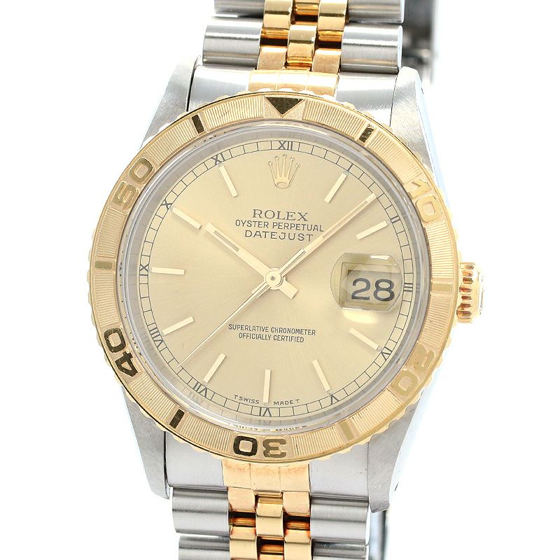 【中古】ROLEX OYSTER PERPETUAL DATEJUST TURN-O-GRAPH THUNDERBIRD ロレックス オイスターパーペチュアル デイトジャスト ターノグラフ サンダーバード 16263