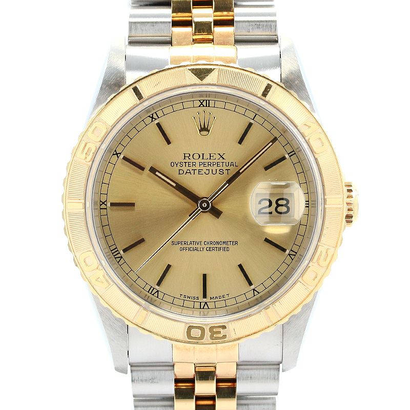 中古】ROLEX OYSTER PERPETUAL DATEJUST TURN-O-GRAPH