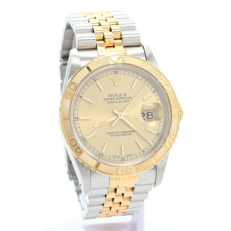 【中古】ROLEX OYSTER PERPETUAL DATEJUST TURN-O-GRAPH THUNDERBIRD ロレックス オイスターパーペチュアル デイトジャスト ターノグラフ サンダーバード 16263