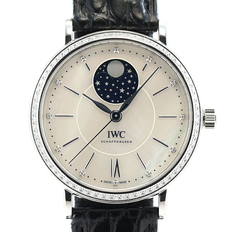 中古】IWC PORTOFINO AUTOMATIC MOONPHASE 37 アイ・ダブリュー