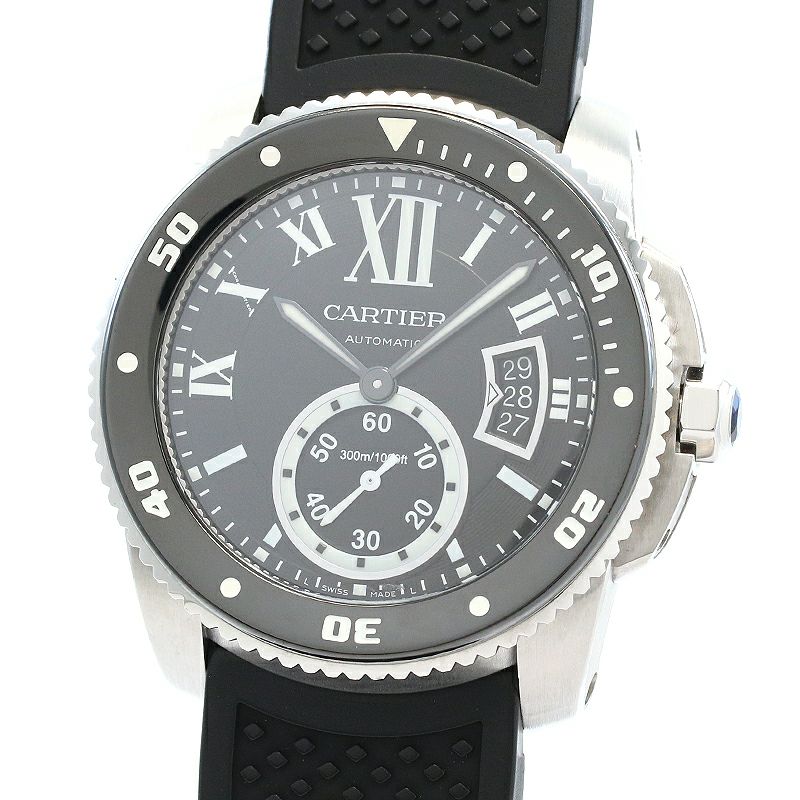 【中古】CARTIER CALIBRE DE CARTIER DIVER 42MM カルティエ カリブル ドゥ カルティエ ダイバー 42MM W7100056