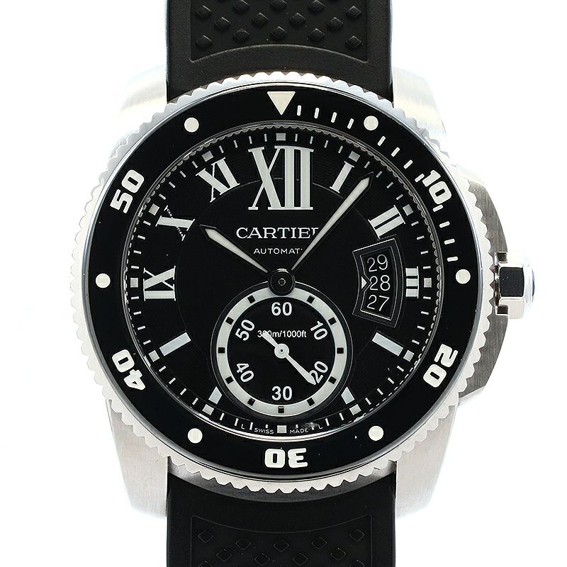 【中古】CARTIER CALIBRE DE CARTIER DIVER 42MM カルティエ カリブル ドゥ カルティエ ダイバー 42MM W7100056