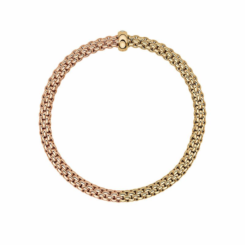 FOPE SOLO COLLECTION  FLEX'IT フォッペ ソロ コレクション フレグジット ブレスレット M 01M06B2_BB_3_XGX_00M